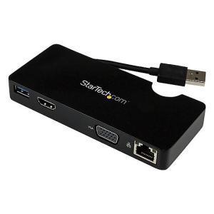 Startech USB3.0接続ミニドッキングステーション USB3SMDOCKHV (65-0409-21)の商品画像
