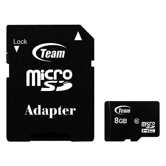 microSDHCカード class10 8GB TEAM TG008G0MC28A (65-041...