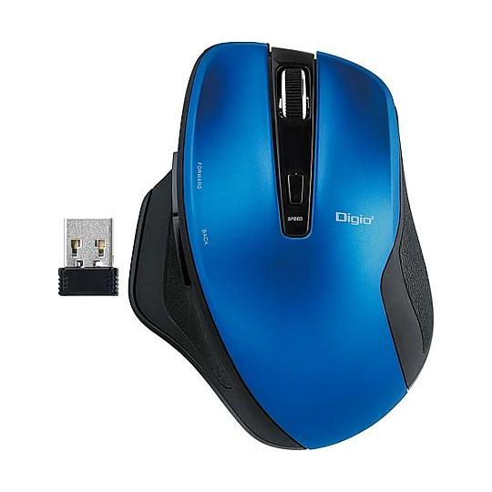 無線静音マウス ナカバヤシ MUS-RKF155BL (65-0440-60)