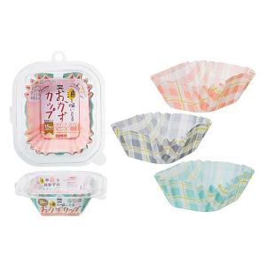 スイトールおかずカップ Hチェック 長四角15枚 サンナップ SOC-HCNK (65-0448-15)の商品画像