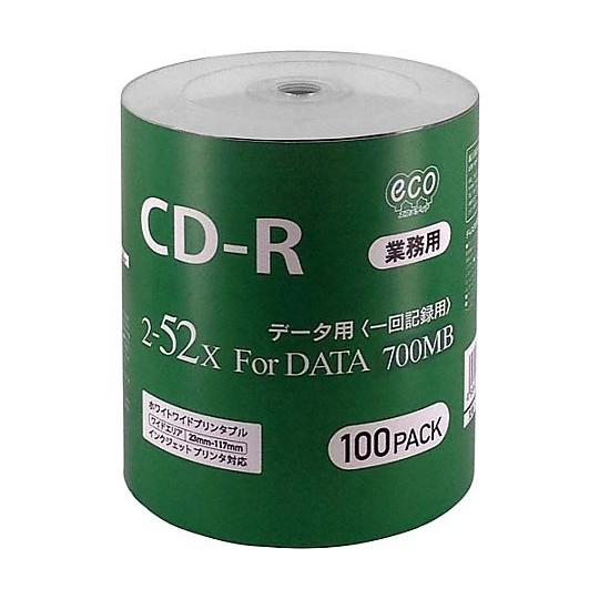 CD-R データ用 シュリンク100枚 磁気研究所 CR80GP100_BULK (65-0463-...
