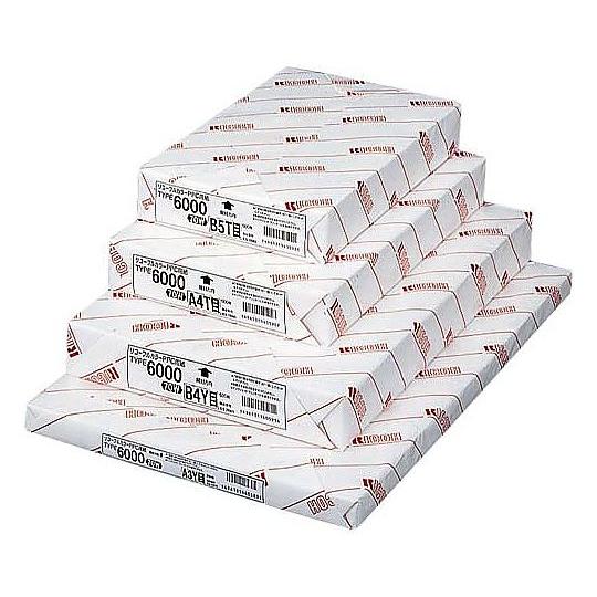 PPC用紙タイプ6000<70W> A4 500枚 リコー 637880 (65-0495-73)