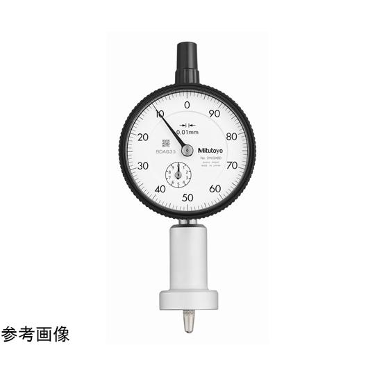 ダイヤルデプスゲージ 測定範囲0-10mm ベース長Φ25mm ミツトヨ 7223A (65-083...