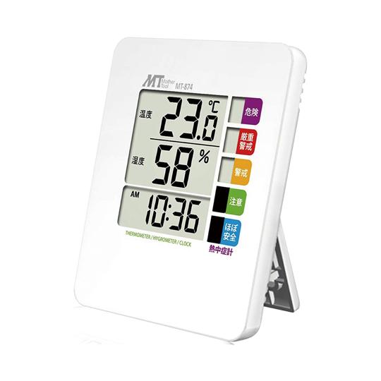 熱中症警戒表示付温湿度計 タスコ TA423N (65-1790-85)