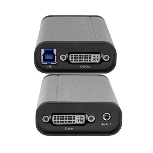USB 3.0接続DVIビデオキャプチャーユニット 1080p/60fps対応 TV/テレビ動画レコ...