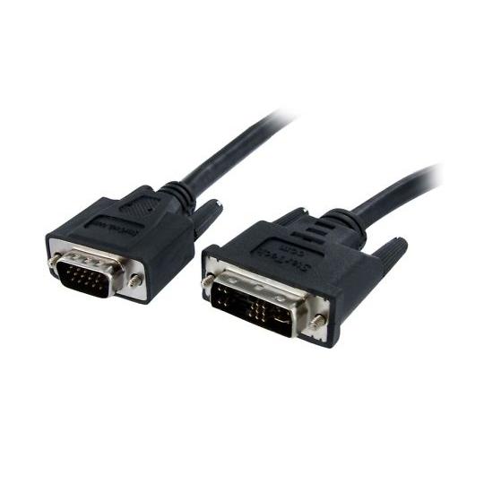 DVI - VGA変換ディスプレイモニターケーブル DVI-A オス - ミニD-Sub15ピン オ...