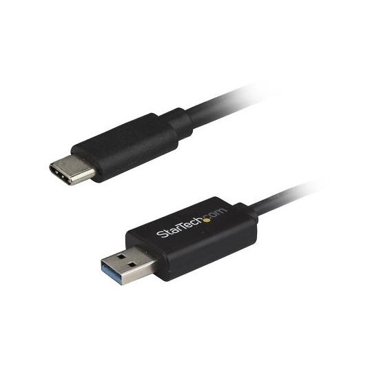USB-C - USB-A データリンクケーブル Mac/ Windows対応USBデータ転送ケーブ...