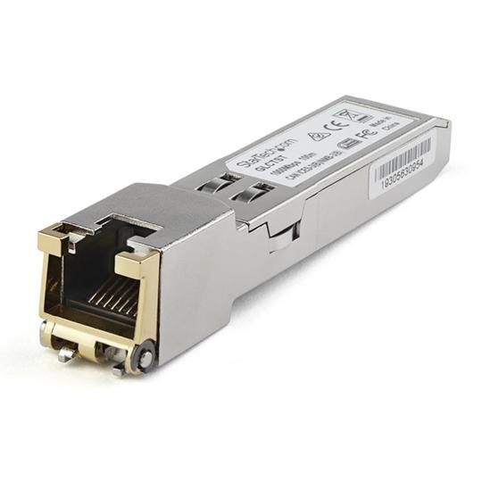 SFPモジュール/Juniper製品SFP-1GE-FE-E-T互換/1000BASE-T準拠 銅線...