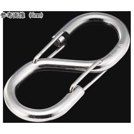 ステンレス製 Sカンフック 3mm ふじわら SF-3 (65-2090-18)
