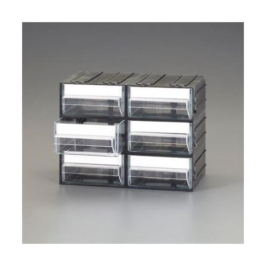 225x133x169mm/2列 3段 連結収納 引出し EA661CM-24 (65-2166-1...