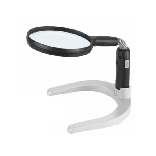 x1.8/x3.5/φ107mm スタンドルーペ フレキシブル/LED EA756TS-47A (6...