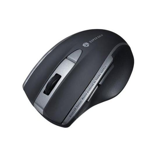 [単4x2本] ワイヤレスマウス Bluetooth/BlueLED/黒 EA764AA-146B ...