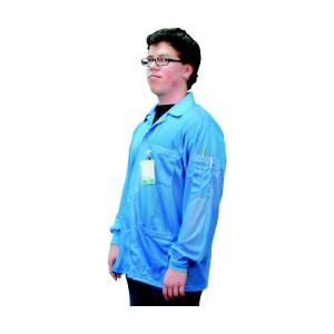 スモック ジャケット ニット袖口 青 L DES...の商品画像