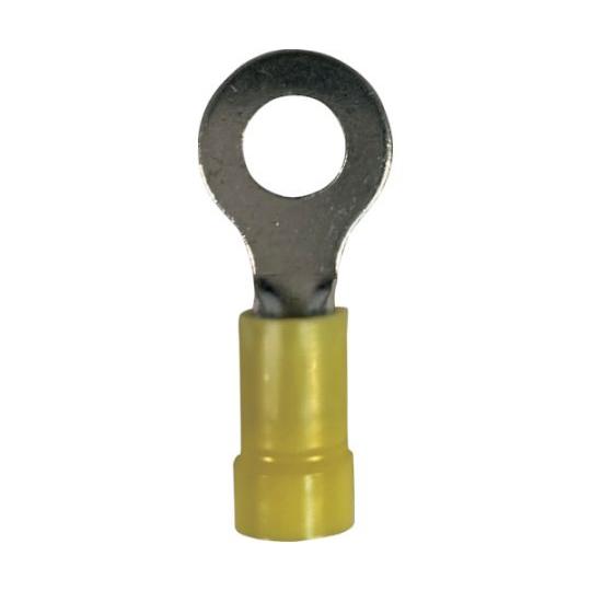 ビニール絶縁被覆付圧着端子 (丸形)  電線サイズ：AWG8/8sq 取付ネジ：M8 25個入り E...