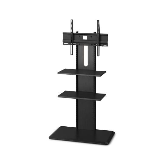 スタンドテレビ台 ブラックオーク アイリスオーヤマ UTS-700R-BO (65-3355-34)