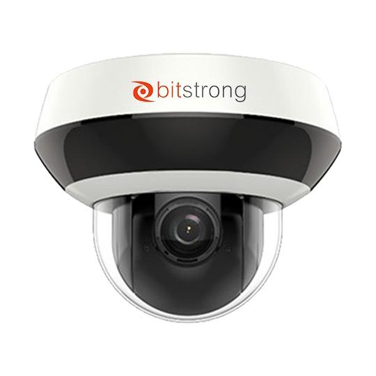 防水・防塵・耐衝撃 2MP 4倍光学ズーム PTZ ネットワーク防犯カメラ ドーム型 2.8〜12m...