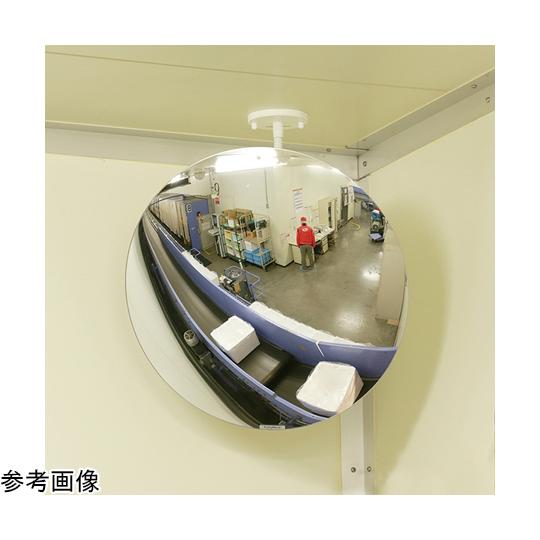 丸ミラー 目の粗い金網用金具付 Φ600mm コミー MF60TL (65-3661-27)