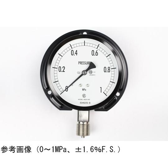 長野計器 普通形圧力計 Φ100 立形B枠 6MPa AE20-243  (65-4288-99)