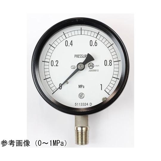 密閉型圧力計 75Φ 立形A枠 4MPa 長野計器 BC10-173 (65-4295-57)
