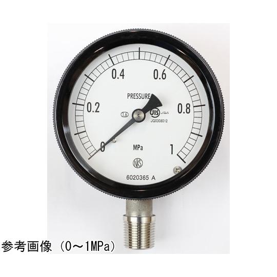 長野計器 密閉型圧力計 75Φ 立形A枠 0.25MPa BC12-183  (65-4297-36...