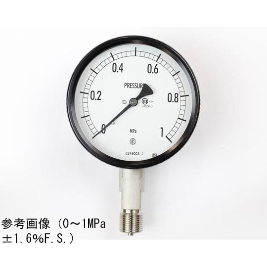 長野計器 密閉型圧力計 100Φ 立形A枠 40MPa BE10-143 (65-4300-05)