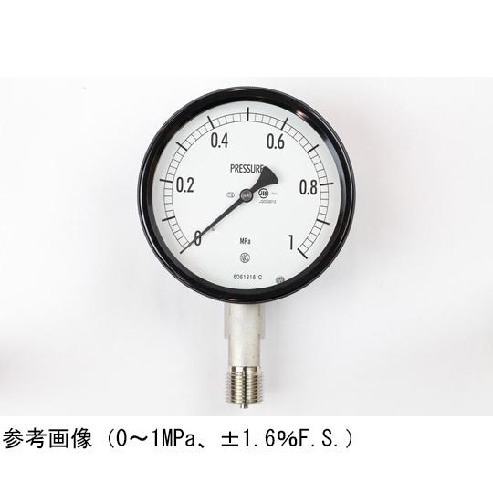 長野計器 密閉型圧力計 100Φ 立形A枠 1MPa BE12-143 (65-4304-11)