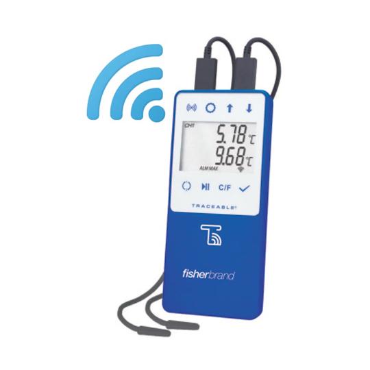 Fisherbrand TraceableLIVE WiFiデータログ温度計 2 Bullet プロ...