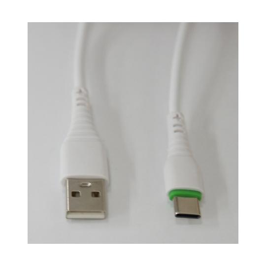 Android用USBケーブル Type-A (2.0) USB Type-C 1m 白 5本セット