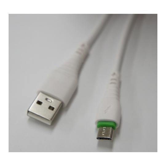 Android用USBケーブル Type-A (2.0) Micro USB Type-B 1m 白...