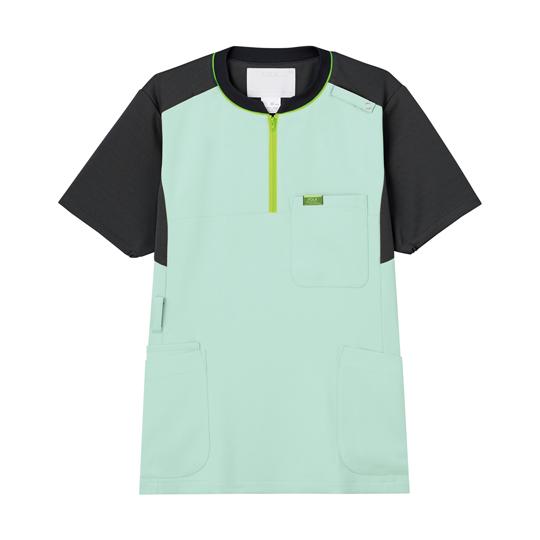 ジップアップスクラブ(R) パステルグリーン×チャコール S フォーク CK700-6 (65-55...