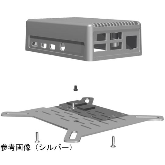 Raspberry Pi 4B専用ヒートシンクケース 熱伝導突起あり 63×31.5×98mm ブラ...