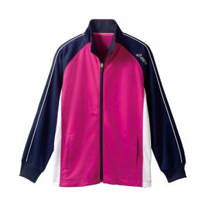 トレーニングジャケット 兼用 ピンク×ネイビー 3L CHM511-5024 3L (65-5609-72)の商品画像