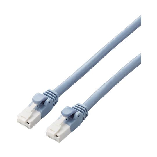 LANケーブル 仕様固定 CAT6A 爪折れ防止 0.5m ブルー エレコム LD-GPAT/BU0...