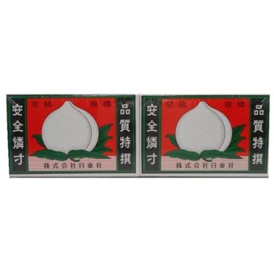 日東社 家庭用マッチ並型 桃印 12個入 (65-5785-16) 