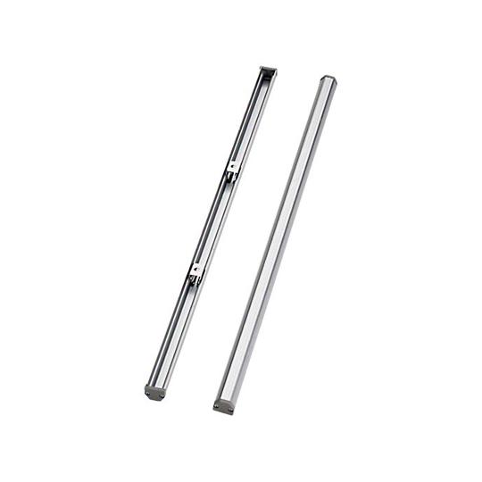 着脱式パネルエッジフレーム W25.6×H578.5×D24.8mm シルバーアルマイト 2本入 R...