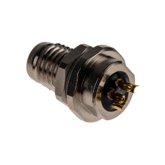 丸型コネクタ 4極 M8 パネルマウント TE Connectivity T4030014041-0...