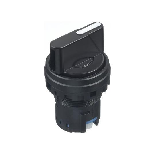 IDEC HWシリーズ 3ポジション セレクタスイッチヘッド 標準ハンドル 黒 ラッチ IDEC H...