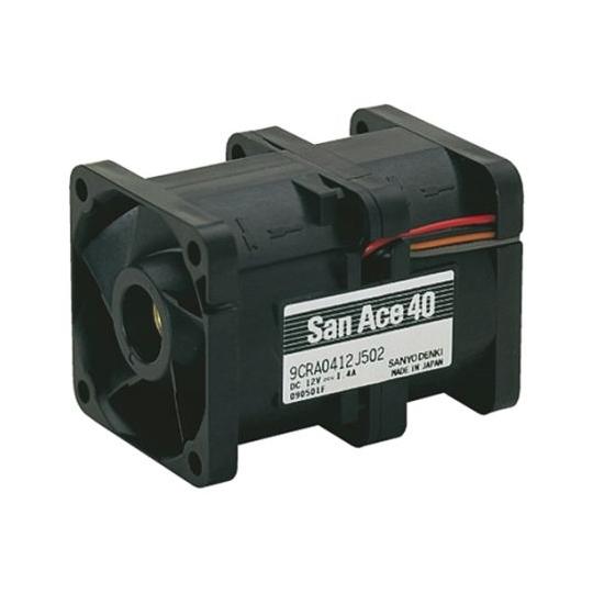 軸流ファン 電源電圧：12 V dc DC 40 x 40 x 56mm 山洋電気 9CRA0412...