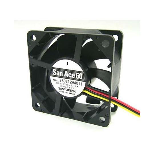 軸流ファン 電源電圧：12 V dc DC 60 x 60 x 25mm 山洋電気 9S0612S4...