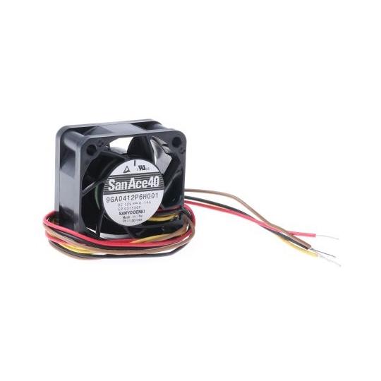 軸流ファン 電源電圧：12 V dc DC 40 x 40 x 20mm 山洋電気 9GA0412P...