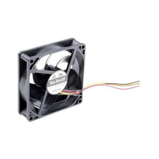 軸流ファン 電源電圧：12 V dc DC 92 x 92 x 25mm 山洋電気 9GA0912P...