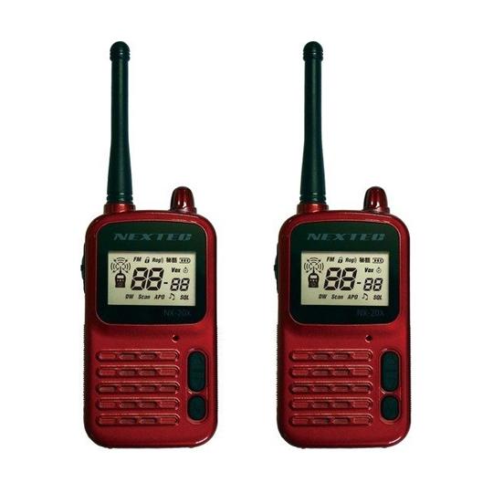 特定小電力トランシーバー ワインレッド F.R.C NX20XWR (65-8290-31)