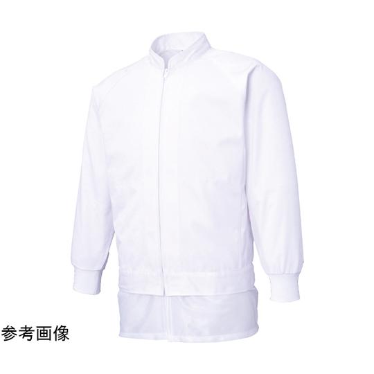 男女共用混入だいきらい長袖ジャケット ホワイト S サンエス FX70951R (65-8753-3...