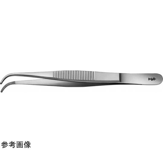 外科ピンセット ミディアム 無鈎 曲 13cm ビー・ブラウンエースクラップ BD035R 医療機器...