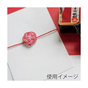 ゴム付き水引飾り 紅白梅結び 50本入 神堂 ...の詳細画像1