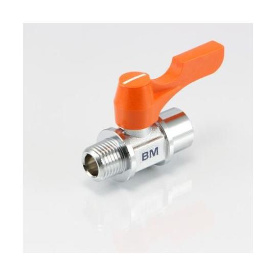 R 3/8"xG 1/4" ミニボールバルブ EA425BM-32 (65-9253-94)