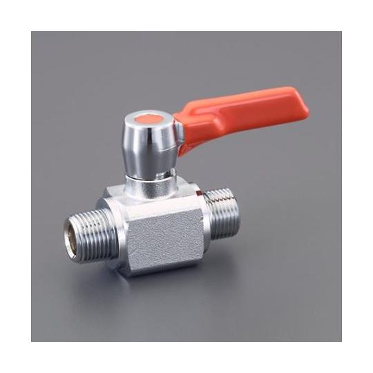 R 1/2"xG 1/2" ボールバルブ 真鍮 EA425BS-244 (65-9254-05)