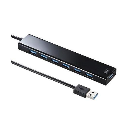[7ポート] USB3.0ハブ 急速充電&amp;同期ポート付 EA764AD-76A (65-9280-7...
