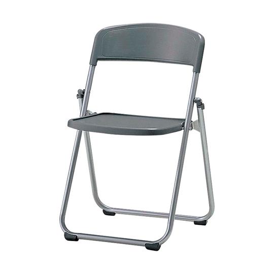 SANKEI アルミ折りたたみ椅子 背座ヌードタイプ SCF64-MS (65-9410-11)
