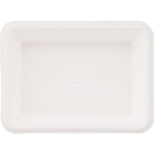 アヅミ産業 P-1 紙製小皿 白 4000個入 8E18-21 (65-9539-04)